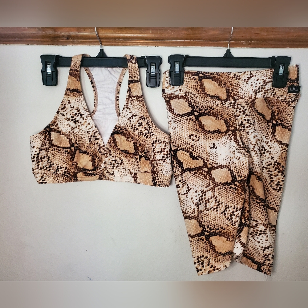 LiCi Fit Biker Short Set